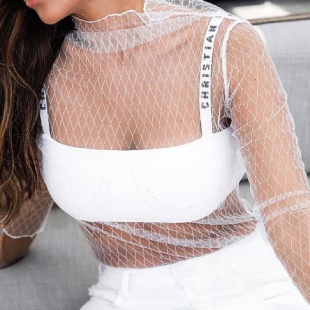 J’adior Dior reworked crop top/ bralete